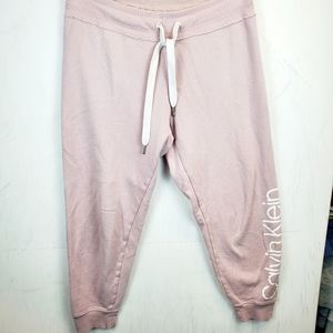 Calvin Klein Pink Jogger Sweatpants SZ M